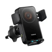 Bežicni auto držac Baseus Wisdom Pro s 15W punjenjem i 360° rotacijom – crni