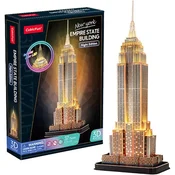 shumee Cubic FUN 3D sestavljanka Empire State Building Nočna različica 37 kosov L539H