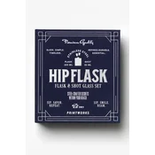 Komplet dodatkov za alkohol Printworks Hip Flask 19,5 x 18 cm 4 elementy