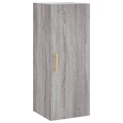 MAISON CHIC Stenska omarica - Zidna omarica siva sonoma 34,5x34x90 cm iu927, (22063278)