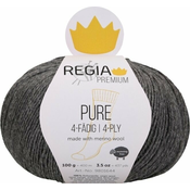 Regia Premium Pure 00091 Mid Grey Mel. Pletilna preja