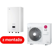 LG toplotna črpalka Therma V split HU091MR.U44 + HN091MR.NK5 (9kW) + montaža