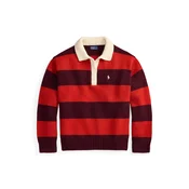 Polo Ralph Lauren Pulover svetlo bež / rdeča / vinsko rdeča