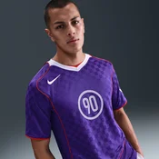 Nike Total 90 Mens Dri-FIT Short-Sleeve Football Top - Purple - Polyester
