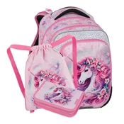 Šolski nahrbtnik (3-delni komplet) BagMaster Beta 26 B - Samorog