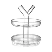 Podstavek IVV 23 cm prozorna barva