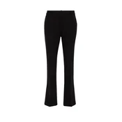 WE Fashion Hlače  črna