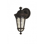 Elstead Lighting Elstead Regent Court 1 zunanja majhna stenska svetilka, oreh IP44, E27, (22099871)