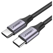 Ugreen US161 50751 USB-C 3.1 / USB-C 3.1 kabel 1,5 m - siv
