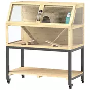 Homestar Kletka za hrčke 87x43x101 cm naravno les