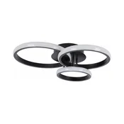 LED prigušiva plafonska svetiljka LED/70W/230V 3000-6500K crna + daljinski upravljac