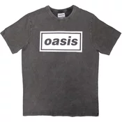Oasis Majica Decca Logo Unisex Charcoal Grey 2XL