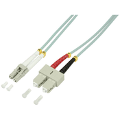 LOGILINK LogiLink FP3LS05 steklena vlakna optična vlakna priključni kabel [1x LC-vtič - 1x moški konektor sc] 50/125 µ Multimode OM3 5.00 m, (20435297)
