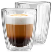 shumee 2x dvostenski termo kozarci za kavo, latte in čaj 230 ml