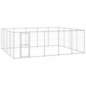 Vanjski kavez za pse od pocincanog celika 24,2 m2