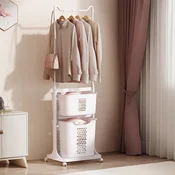 ANERYA Stalak za odecu, 174x44 cm, bELI