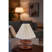 Opviq Stona lampa Mars, Braon-bela