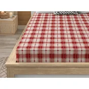 Rjuha iz mikrovlaken TARTAN HEART barvna 180x200 cm
