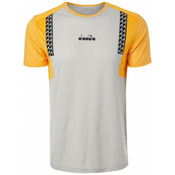 Muška majica Diadora SS T-Shirt Clay - oyster mushroom/saffron