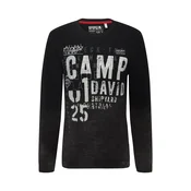 CAMP DAVID Pulover, črna