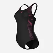 Speedo PLMT MSBK AF, ženski kupaci kostim jednodjelni, crna 80042861
