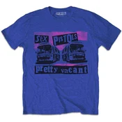 Sex Pistols Pretty Vacant Coaches Royal Blue L Majica