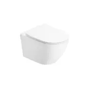Mexen Lena 2.0 wc školjka Rimless s slim sedežem počasnega spuščanja, duroplast, bel sijaj - 3022L4000