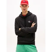 Tommy Jeans Pulover s kapuco moški bombažen