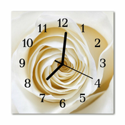 tulup.si Steklena kvadratna ura Rose 30x30 cm