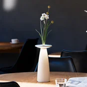 Sigor Nuflair LED namizna svetilka z možnostjo polnjenja, bež, IP54, z možnostjo - Dnevna soba/jedilnica - Skandinavski - sipina bež - Aluminij