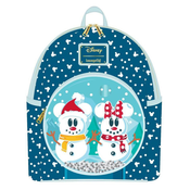 LOUNGEFLY Deciji ranac Disney Snowman Minnie Mickey Snow Globe Mini plavi