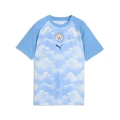 PUMA Manchester City Warm-Up Jersey Youth, Shop, Icy Blue/Regal Blue, 9-10Y