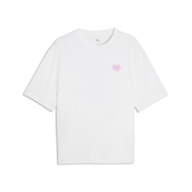 PUMA Wardrobe Essentials Boxy Flower Bouquet Graphic Tee Men, Puma, White, 4XL