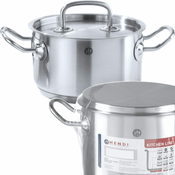 Hendi Nizka posoda Kitchen Line s pokrovom, 7,3 l, premer 280 x 120, višina – Hendi 836033
