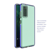 Spring Case prozorna zaščitna gel maska z barvnim okvirjem za Samsung Galaxy A12 / Galaxy M12