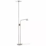 ISJAKT LED podna indirektna/lampa za cit., podesivog intenziteta/niklovano, 180 cm