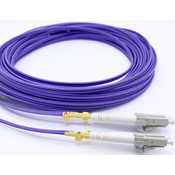 FO LC/UPC - LC/UPC MM 3M OM4 DX Purple