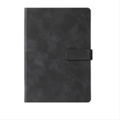 INF Evropski Retro Zvezek - Vintage Dnevnik z Zapiranjem na Sponko Black, (5000093558)
