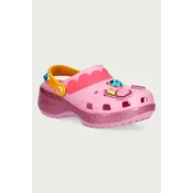 Crocs natikači ženski Classic Princess Peach Platform Clog