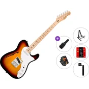 Fender Squier Affinity Series Telecaster Thinline MN Standard SET 3-Color Sunburst Elektricna gitara