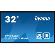 IIYAMA ProLite LH3254HS-B1AG 32, IPS, Full HD, 24/7 ur delovanja, HDMI, 10 W zvočniki, ležeče/pokončno, Android OS in FailOver