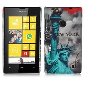 Cadorabo CADORABO CARE, združljiv z Nokia z New Yorkom - Kip Of Liberty Print - Trda zaščitna kritje v trendovskem oblikovanju, (20567513)