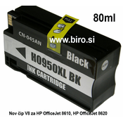 FENIX H-950XLBK_V8 črna kartuša za HP OfficeJet 8610, 8620 nadomešča kartušo HP št.950XL (CN045AE)- kapacitete za 2300 strani, 80ml
