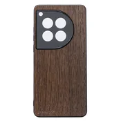 shumee Leseni ovitek Bewood za OnePlus 12, dimljen hrast