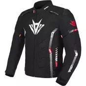 RSA Rider motociklisticka jakna crno-bijelo-crvena