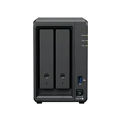 Synology DiskStation DS725+ NAS in strežnik za shranjevanje Ryzen Embedded R1600 4 GB DDR4 0 TB Črna PC