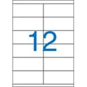 Etikete 105x48mm 2 vrstici 12 etiket na listu 100 listov Victoria ILC