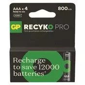 Polnilna baterija GP ReCyko Pro Professional HR03 (AAA) 4kos 4/1