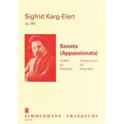 KARG-ELERT:SONATA (APPASIONATA) OP.140 FIS-MOLL FLUTE SOLO