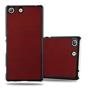 Cadorabo Cadorabo Case, združljiv s Sonyjem v Woody Red - Hard Case zaščitni pokrov v lesenem videzu pred praskami in udarci, (20567429)